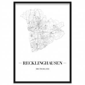 Poster Recklinghausen Bilderrahmen