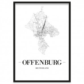 Stadtposter Offenburg Rahmen