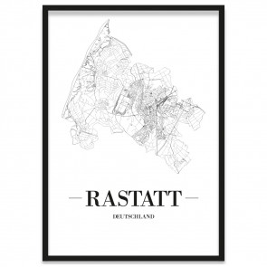 Stadtposter Rastatt Rahmen