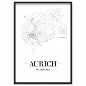 Stadtposter Aurich Rahmen