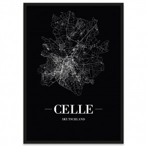 Stadtposter Celle Bilderrahmen 