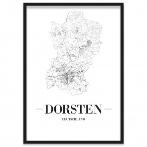 Stadtposter Dorsten Bilderrahmen