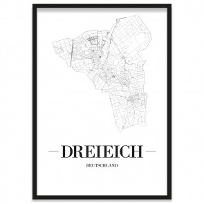 Stadt Dreieich Poster gerahmt