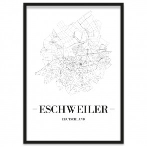 Stadtposter Eschweiler Rahmen