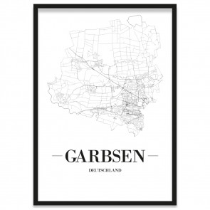 Stadtposter Garbsen Stadtplan