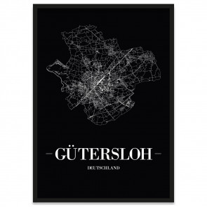Poster Gütersloh Rahmen