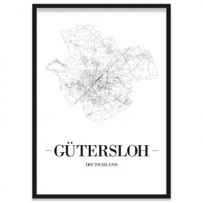 Stadtposter Gütersloh Rahmen