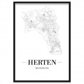 Herten Poster Bilderrahmen