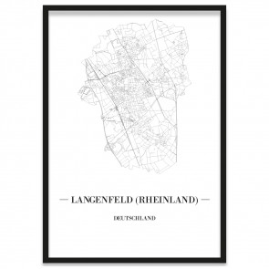 Stadtposter Langenfeld (Rheinland)