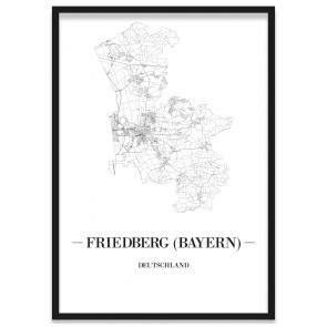 Stadtposter Friedberg (Bayern)