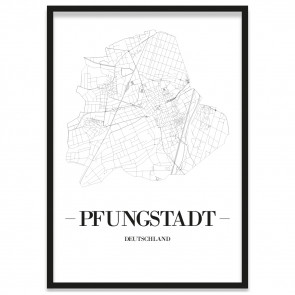 Stadtposter Pfungstadt Rahmen