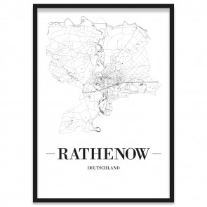 Stadtposter Remseck am Neckar Rahmen