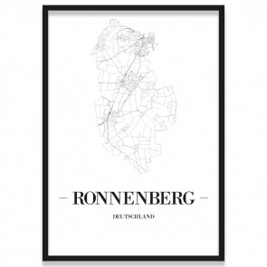 Stadtposter Ronnenberg Rahmen