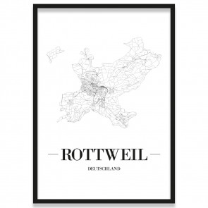 Stadtposter Rottweil Bilderrahmen