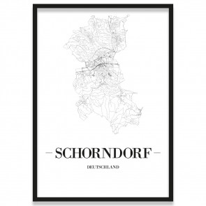 Stadtposter Schorndorf Rahmen