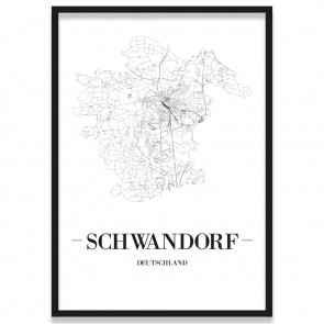 Stadtposter Schwandorf Rahmen