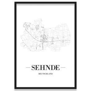 Stadtposter Seelze Rahmen