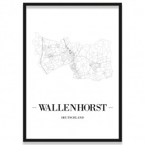 Wallenhorst Stadtplan Rahmen