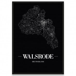 Poster mit Rahmen Walsrode
