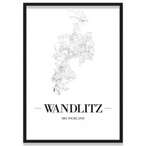 Stadtposter Wandlitz Rahmen