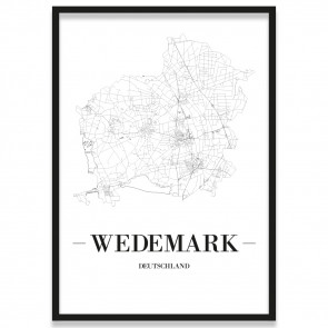 Stadtposter Wedemark Rahmen
