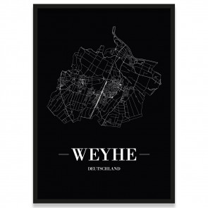 Stadtposter Weyhe Rahmen