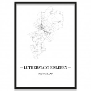 Stadtposter Lutherstadt Eisleben