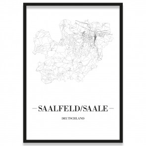 Stadtposter Saalfeld Saale