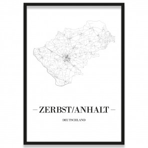 Stadtposter Zerbst/Anhalt