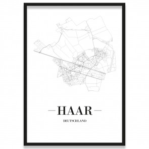 Stadtposter Haar