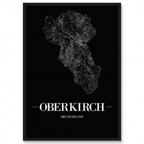 Stadtposter Oberkirch Black