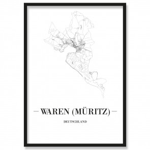 Stadtposter Waren (Müritz)