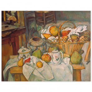 Poster Paul Cézanne - Stillleben mit Obstkorb