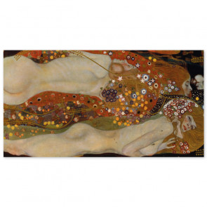 Poster Gustav Klimt - Wasserschlangen II