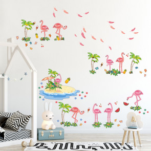 Wandsticker Mega Set - Flamingo