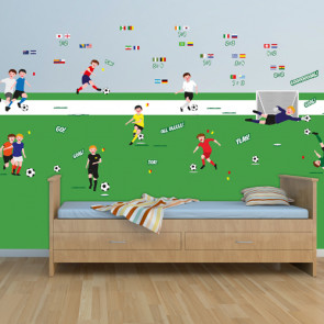 Wandsticker Mega Set - Fußball WM