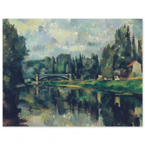 Poster Paul Cézanne - An den Ufern der Marne