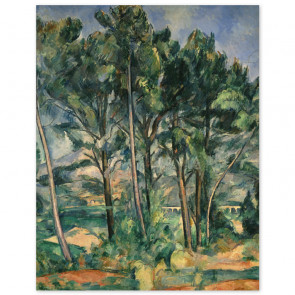 Poster Paul Cézanne - Der Aquädukt