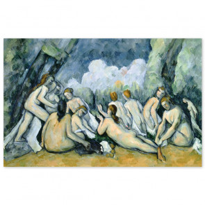 Poster Paul Cézanne - Die Großen Badenden (Les Grandes Baigneuses)
