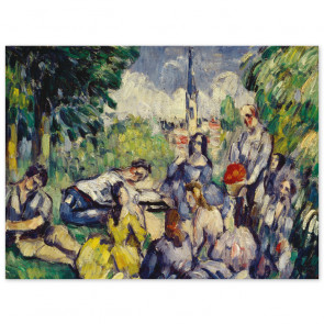 Poster Paul Cézanne - Frühstück im Grünen