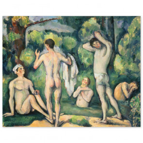 Poster Paul Cézanne - Fünf Badende