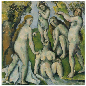 Poster Paul Cézanne - Fünf Badende (Cinq baigneuses)