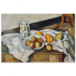 Poster Paul Cézanne - Stillleben mit Pfirsichen und Birnen