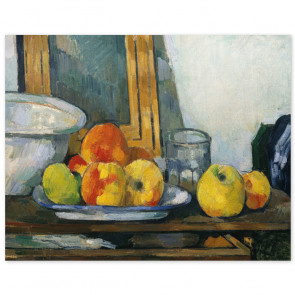 Poster Paul Cézanne - Stillleben mit offener Schublade (Nature Morte au Tiroir Ouvert)