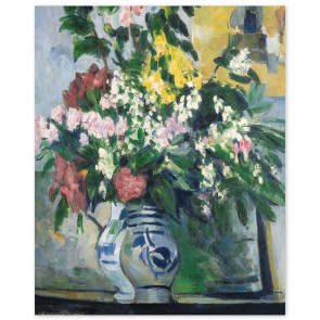 Poster Paul Cézanne - Zwei Vasen mit Blumen