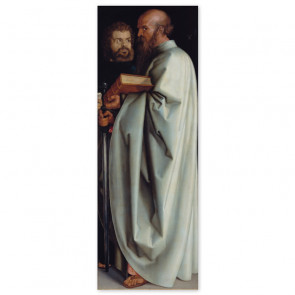 Poster Albrecht Dürer - Die Heiligen Markus und Paulus, Die vier Apostel