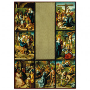 Poster Albrecht Dürer - Die sieben Schmerzen der Maria