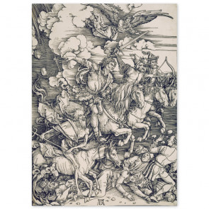 Poster Albrecht Dürer - Die vier apokalyptischen Reiter, Apokalypse