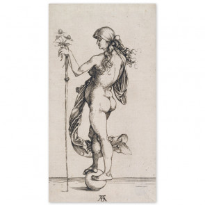 Poster Albrecht Dürer - Fortuna, Das kleine Glück