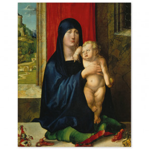 Poster Albrecht Dürer - Maria mit Kind, Haller-Madonna